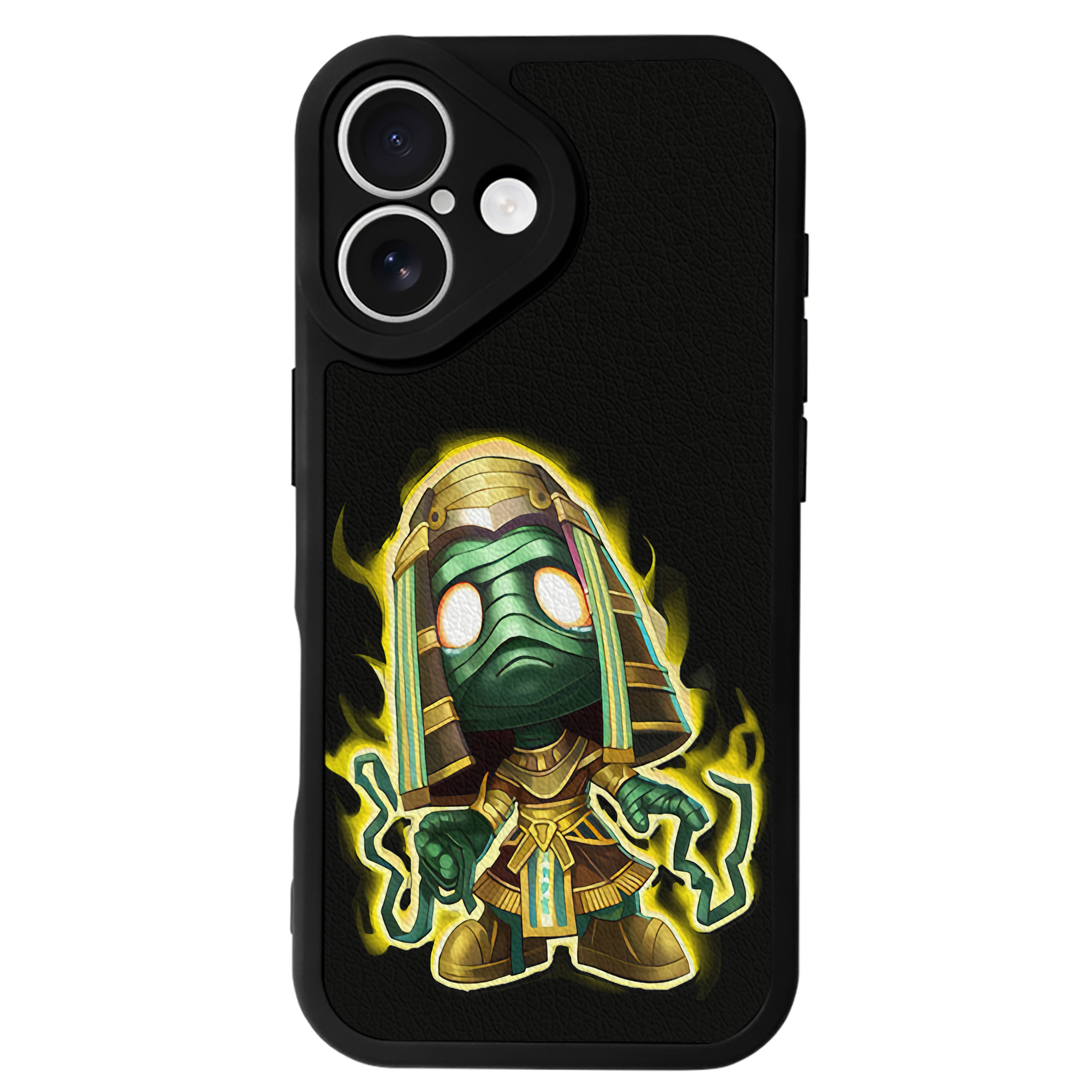 （画像用） リーグ・オブ・レジェンド League of Legends LOL 【iPhone 16シリーズ対応】シリコンスマホケース（レザー調） 材質：シリコン